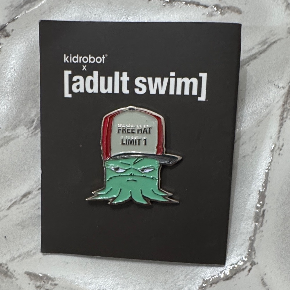 Brand New Kidrobot × Adult Swim Early Cuyler Enamel Pin (Squidbillies)